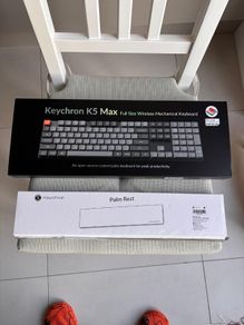 Keychron K5 Max QMK Wireless + Palm Rest