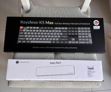 Keychron K5 Max QMK Wireless + Palm Rest