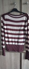 Stipes knittied top fits s m l strechy