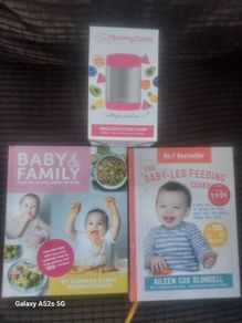 weaning cookbooks & insulated food flask