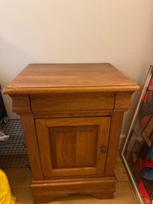 Solid Wood Bedside Table / Nightstand (Two in total)