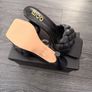 EGO black braided leather mule heels Image 2