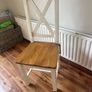 dinning room table , chairs and glass for top of table Image 5