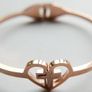 Cross in Heart Bangle Bracelet Image 7