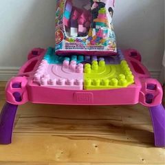 mega blocks table with 60 extra blocks