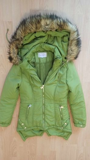 Green Winter Coat Size Small