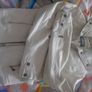 ladies cream soft leather jacket. Firetrap size Medium Image 3