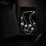 Vintage 925 Sterling Silver Pearl-Look Multistrand Bracelet Image 2