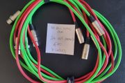 4 XLR patch cables 2M
