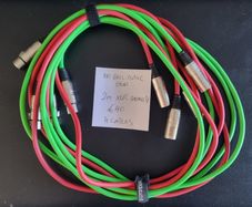 4 XLR patch cables 2M