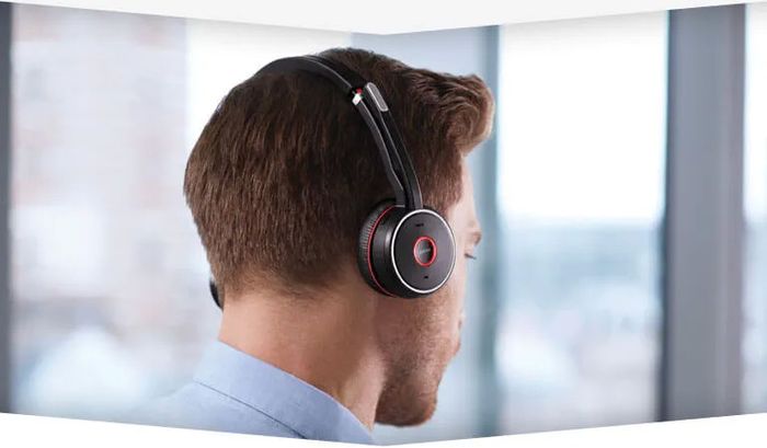Jabra Evolve 75 SE Wireless Headset with Noise Cancellation