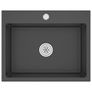 Handmade Kitchen Sink Black Stainless Steel Image 3