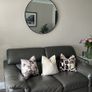 leather sofa & armchair Image 3