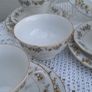 Vintage 21pce Fine Porcelain Teaset Yellow Floral & Gold Trim. 1970s- 1980s Image 5