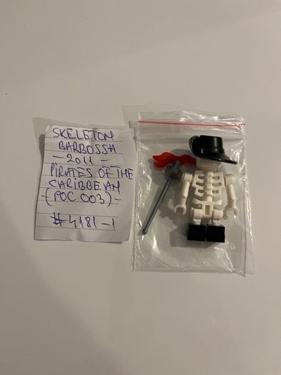 Lego Skeleton Barbossa from Pirates of the Caribbean
