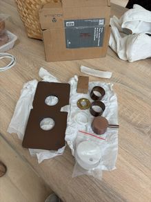 Brushed Bronze Plate and misc
