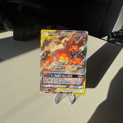Reshiram & Charizard tag team pokemon card