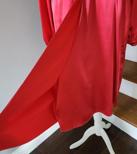 Shein red satin dress, Size 2XL / UK20
