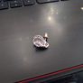 18K Rose Gold Plated Crystal Pendant & Earrings Set Image 4