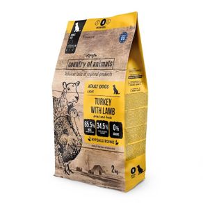 Country of Animals TURKEY WITH LAMB dry dog food 2kg (kibble 1cm)