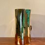 Polspotten Gold Log Porcelain Vase, Netherlands Image 9