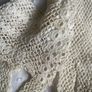 Cream lace gloves size small Image 4