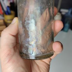 121 - Vintage Cork City Kiloh Clear Glass Lemonade Soda Kali Seltzer Water Embossed Lettering Decorative Collectible Bottle