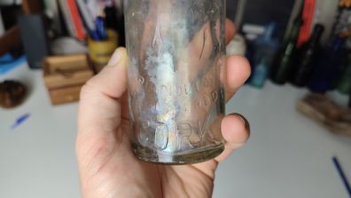 121 - Vintage Cork City Kiloh Clear Glass Lemonade Soda Kali Seltzer Water Embossed Lettering Decorative Collectible Bottle