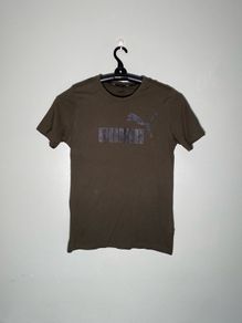 Puma Mens Green Short Sleeve T-Shirt Size Small