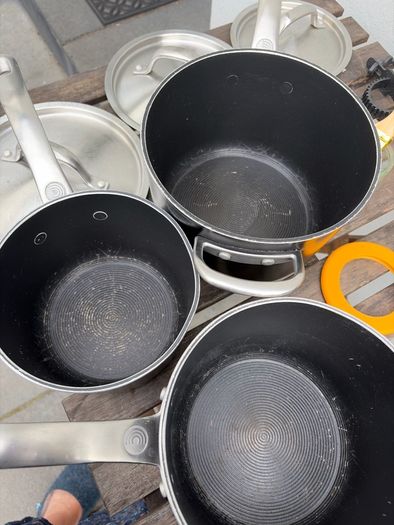 Circulon saucepans