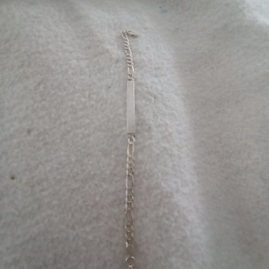 925 silver Identity bar bracelet