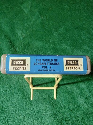 Vintage 8 Track Cartridge Tape/The World Of Johann Strauss  vol 2