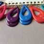 Colourful Vintage Earrings X 6 Image 4