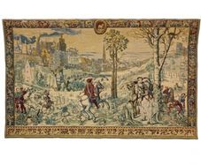 Exquisite Large Vintage French Tapestry