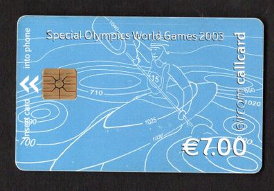 2003 Ireland EUR7 Special Olympics (Gemplus GEM1) Call Card Used
