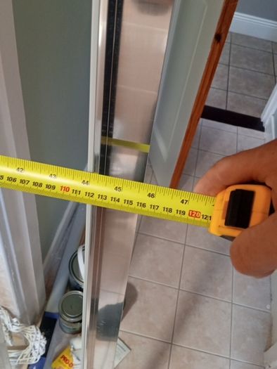 shower door and side panel