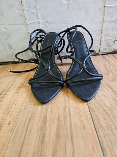 Aje Designer Strappy Wooden Heels