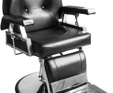 Modern Chrome Brown Hydraulic Hairdressing Chair 360 Tilt Salon 110 x 70 x 100-113 c,BLACK AND BROWN