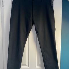 Black Mens Chino Trousers W38/L29