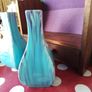 Pair of Pretty Blue Vases Image 6