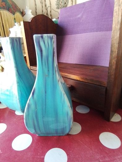 Pair of Pretty Blue Vases