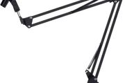 FREE P&amp;P |  Professional Adjustable Microphone Desktop Arm Folding Scissor Suspension Stand Holder/Shock Mount/Adjustable w Solid Boom Mic Clip Perfect for Mounting on Desk Table Top for Recording