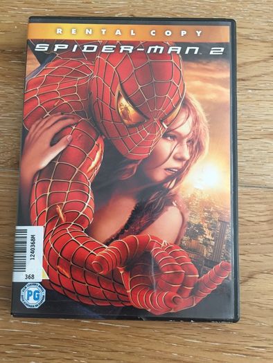 Action DVD's Hulk, Spider-Man 2, Fantastic 4