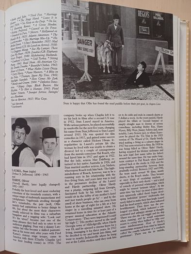 Quinlan's Illustrated Directory of Film Comedy Stars (Movie Trivia Coffee Table Hardback 1992)