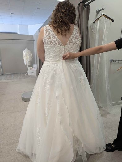 Wedding Dress by Anna Sorrano for Wed2B in ivory