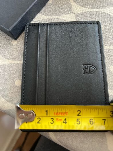 Tudor Watch Leather Credit Card Holder