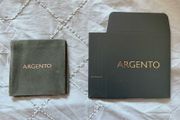 Brand new Argento pouch and box