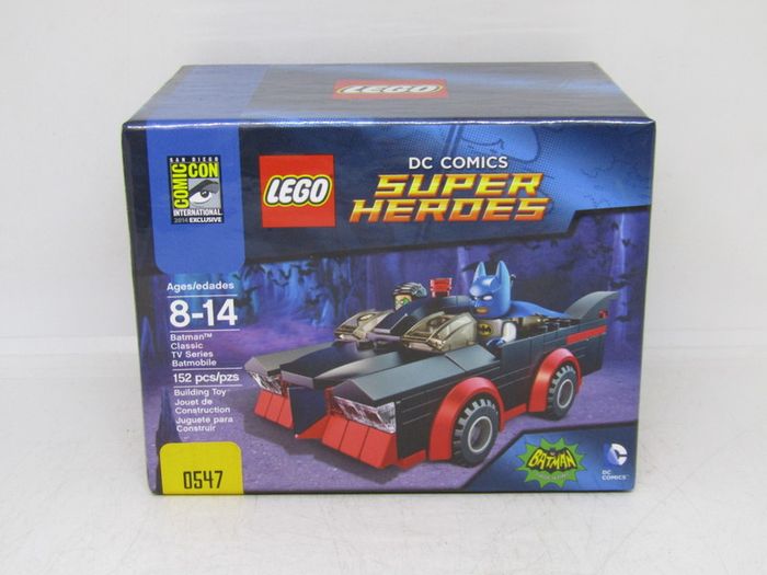 Lego Sdcc Comic Con 2014 Batman Classic Tv Series Batmobile New Sealed Box Very Rare Limited Edition Number 547 Of 1000