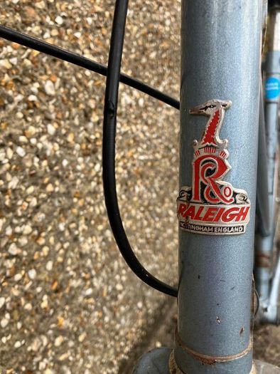 Women's Classic Blue Raleigh Bicycle
