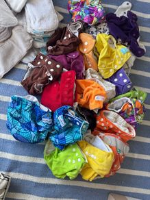 reusable cloth nappies and liners
